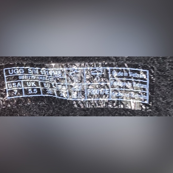 UGG Black and Brown Ankle Boots Size 7 - Picture 7 of 7